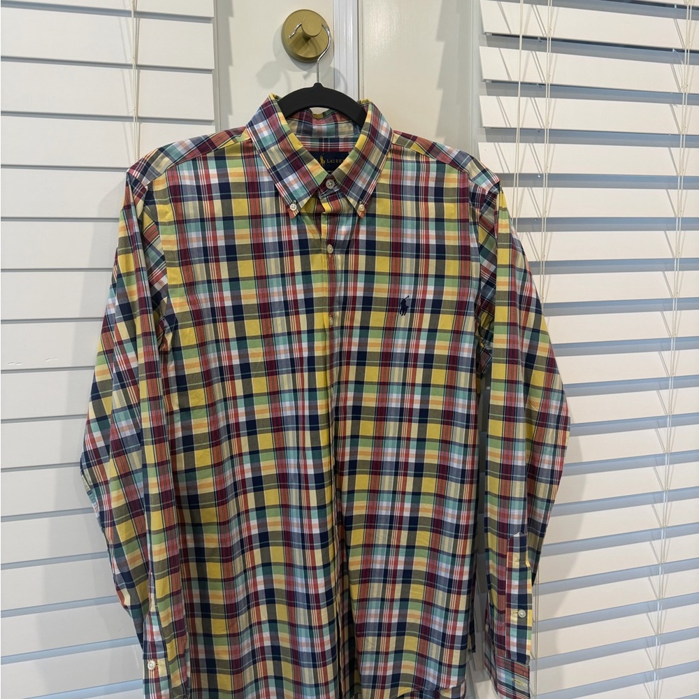 Ralph Lauren Men's Multicolor Plaid Button-Down Shirt